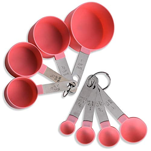 Fsdifly-Stainless Steel Measuring Spoons 5 Piece Stackable Set A Measuring Set for Cooking and Bakin Fsdifly-Stainless Steel Measuring Spoons 5 Piece Stackable Set A Measuring Set for Cooking and Bakin